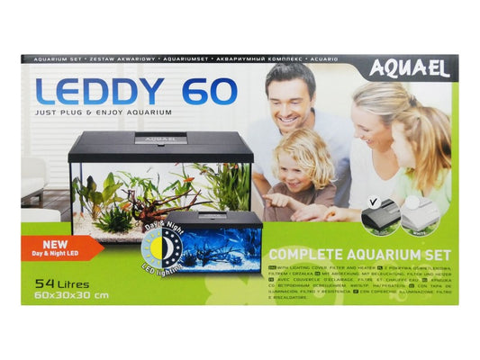 Aquael Leddy Black Tropical 54L Aquarium