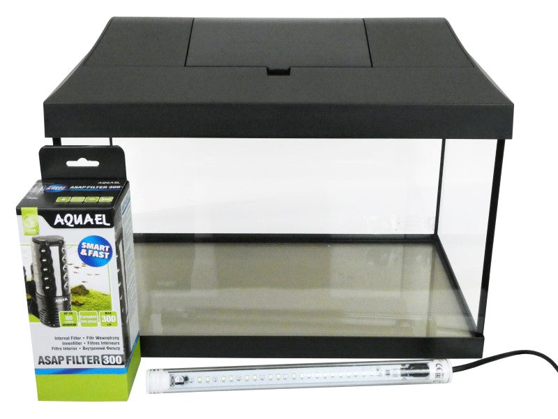 Aquael Leddy Black Coldwater 25L Aquarium
