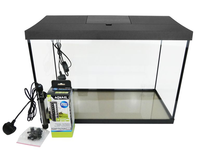 Aquael Leddy XL Black Tropical 72L Aquarium 60cm
