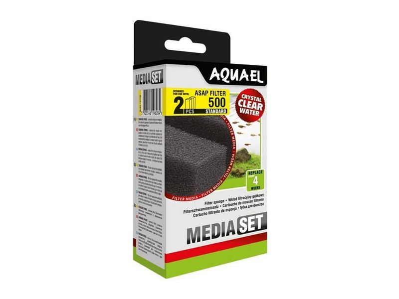 AQUAEL ASAP 500 FILTRATION SPONGE 2PCS