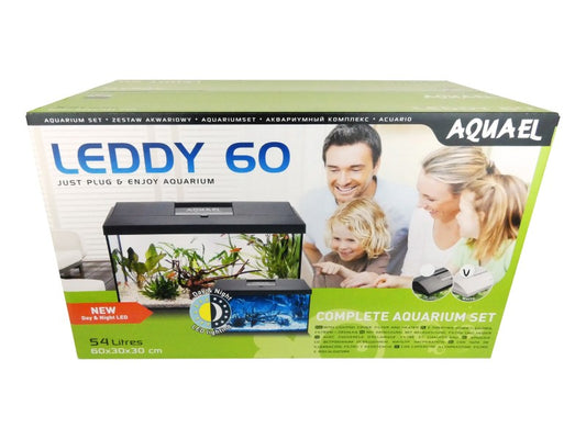 Aquael Leddy White Tropical 54L Aquarium 60cm