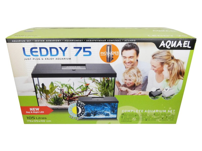 Aquael Leddy White Tropical 105L Aquarium 75cm