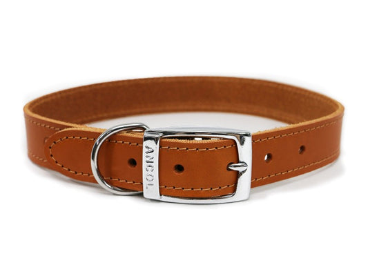 Sewn Lined Collar Tan S1
