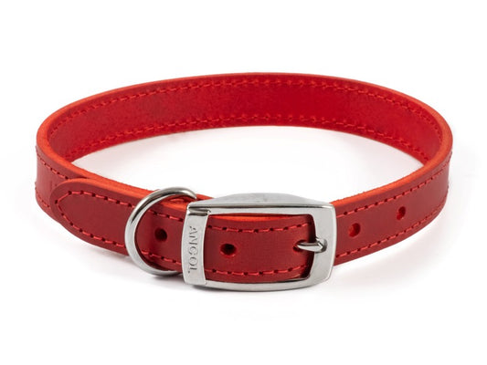 Sewn Lined Collar Red S2