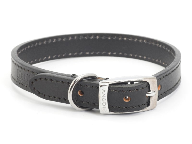 Sewn Lined Collar Black S3