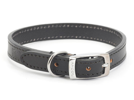 Sewn Lined Collar Black S3