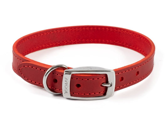 Sewn Lined Collar Red S3