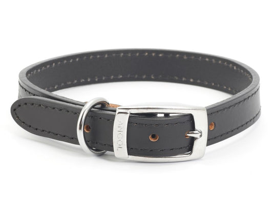 Sewn Lined Collar Black S5