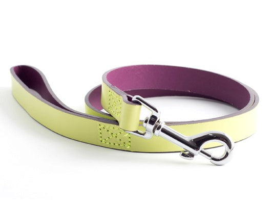 INDULGENCE LEATHER LIMEGREEN LEAD19MMX1M