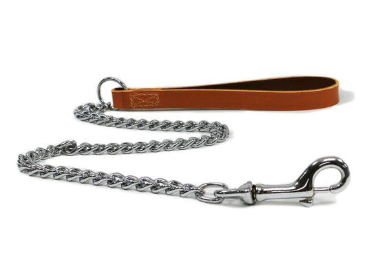 HEAVY CHAIN LEAD TAN 30"