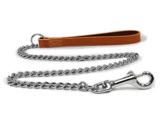 HEAVY CHAIN LEAD TAN 36"