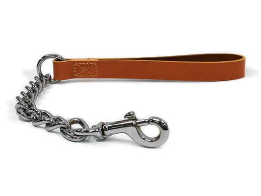 EXTRA HEAVY CHAIN LEAD TAN 20"