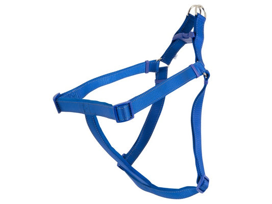 REFLECTIVE PADDED HARNESS BLUE XL