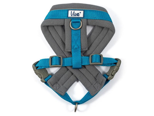 Viva Padded Harness Blue Small