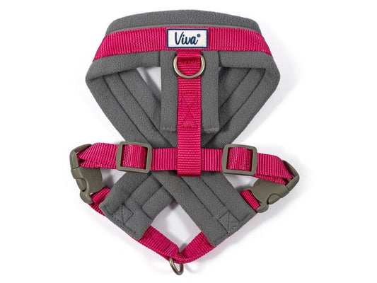 Viva Padded Harness Pink Medium