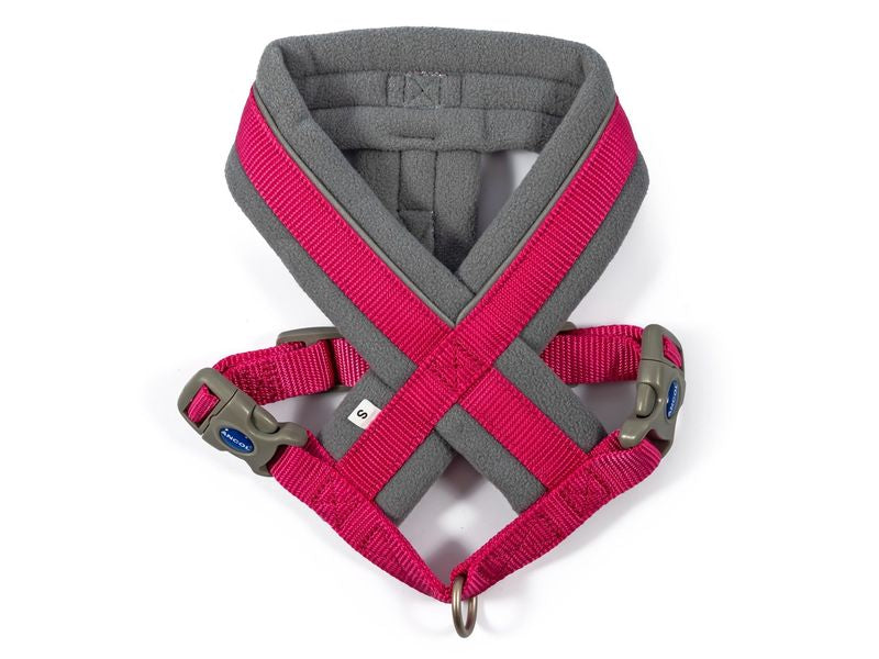 Viva Padded Harness Pink Medium