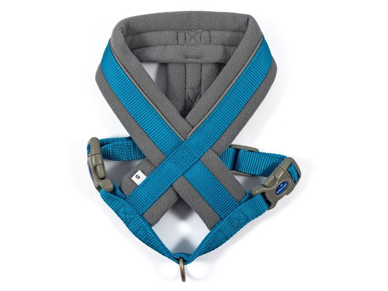 Viva Padded Harness Blue Medium