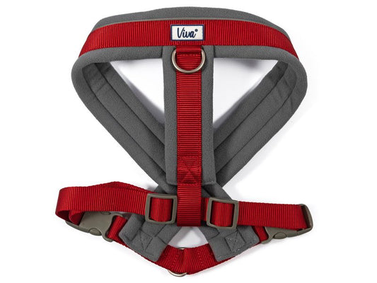 Viva Padded Harness Red Large