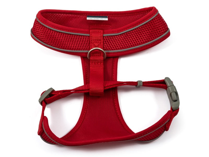 Viva Comfort Mesh Harness Red Small