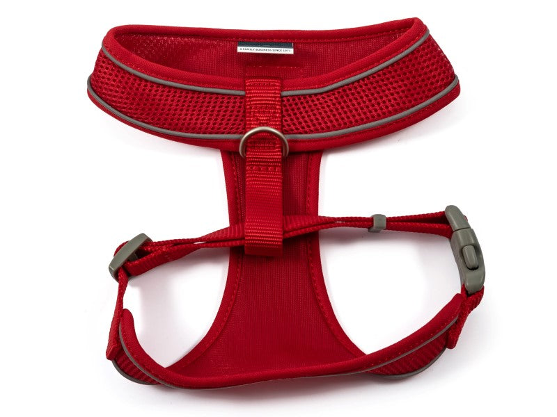 Viva Comfort Mesh Harness Red Medium