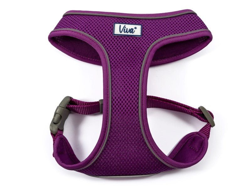 Viva Comfort Mesh Harness Purple Medium