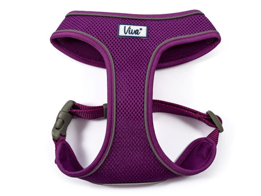 Viva Comfort Mesh Harness Purple Medium