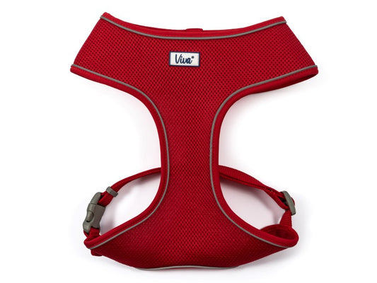 Viva Comfort Mesh Harness Red Large