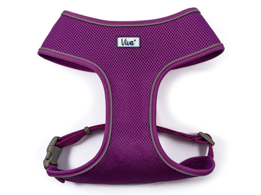Viva Comfort Mesh Harness Purple Large