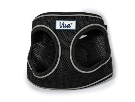Viva Step In Mesh Dog Harness Black XS
