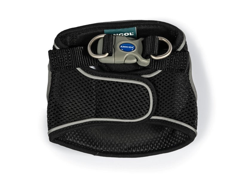 Viva Step In Mesh Dog Harness Black XS