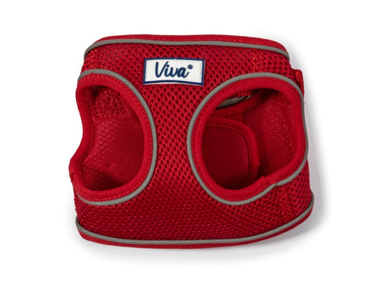 Viva Step In Mesh Dog Harness Red XS