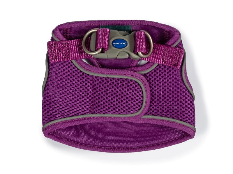 Viva Step In Mesh Dog Harness Purple XS