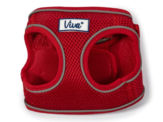 Viva Step In Mesh Dog Harness Red Small
