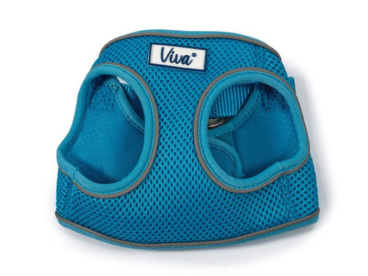 Viva Step In Mesh Dog Harness Blue Small