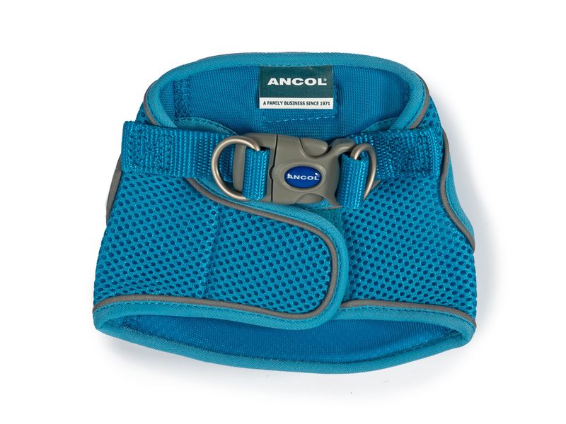 Viva Step In Mesh Dog Harness Blue Small