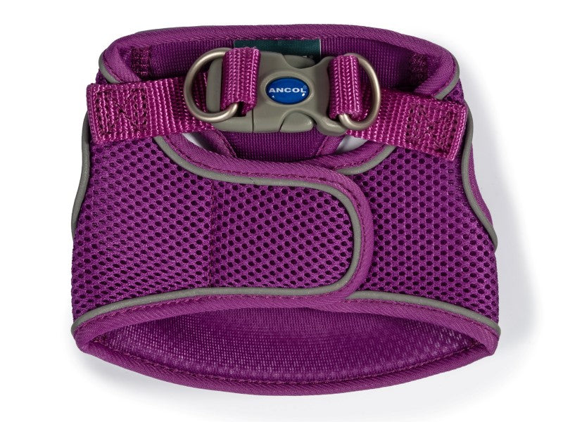 Viva Step In Mesh Dog Harness Purple Small
