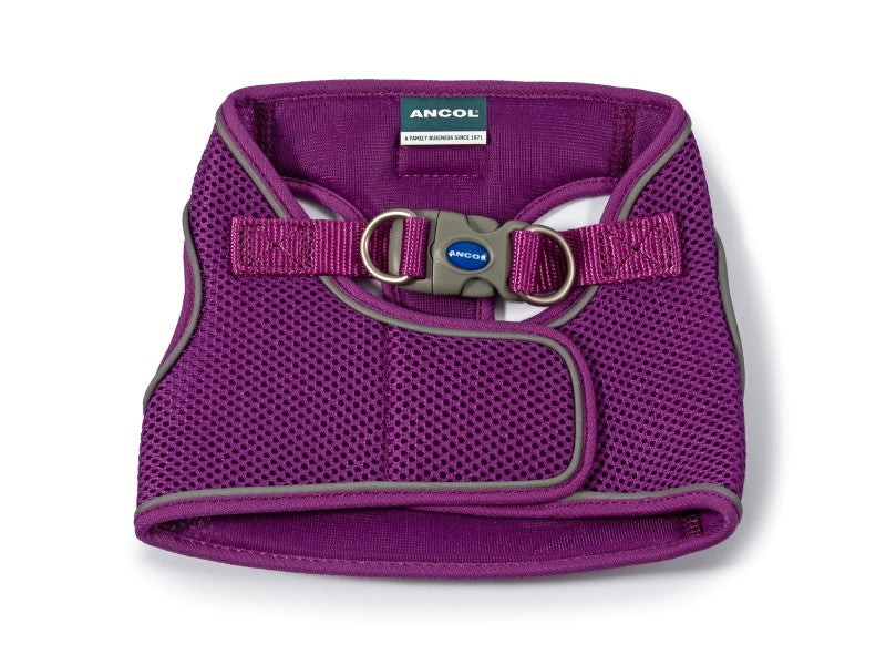Viva Step In Mesh Dog Harness Purple Small & Medium