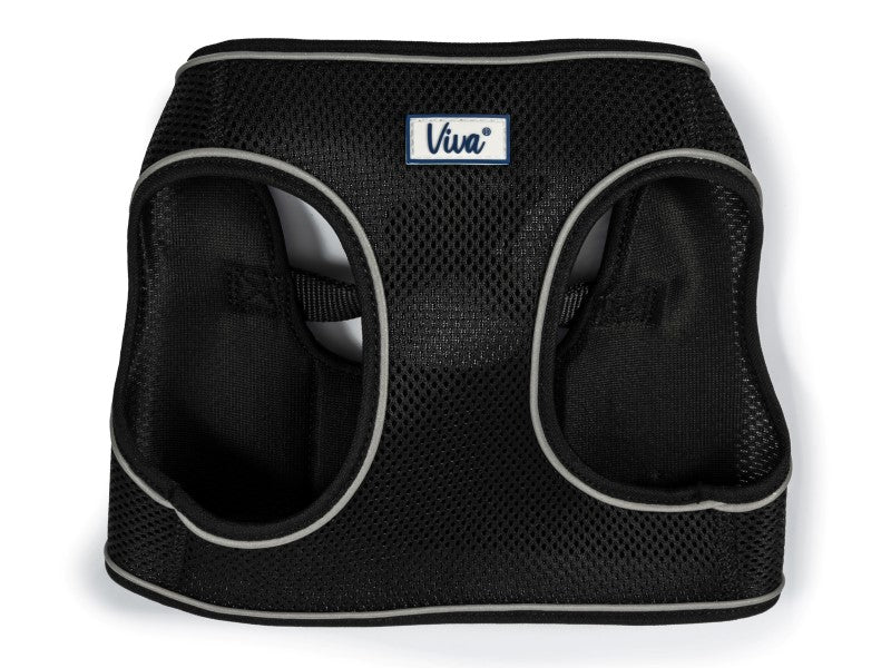 Viva Step In Mesh Dog Harness Black Medium