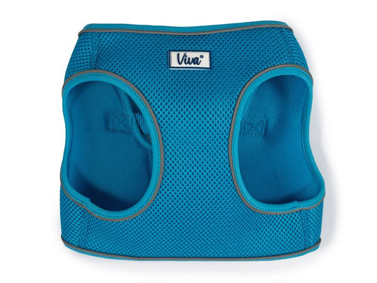 Viva Step In Mesh Dog Harness Blue Medium