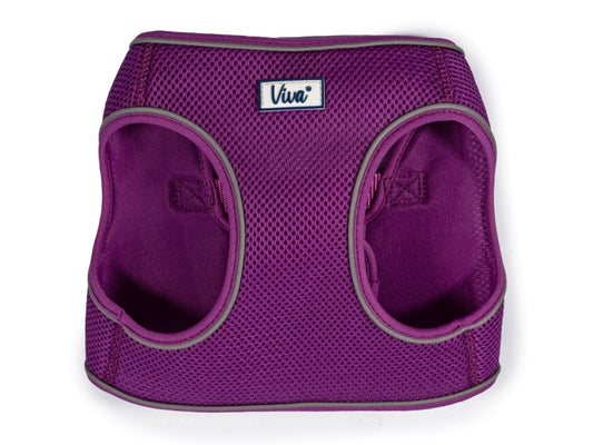 Viva Step In Mesh Dog Harness Purple Medium