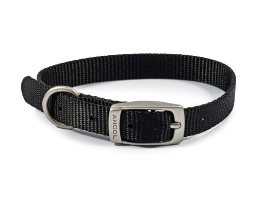 Viva Nylon Collar Black S1 12"