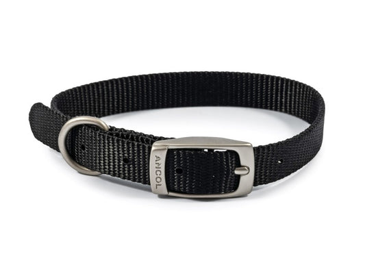 Viva Nylon Collar Black S2 14"