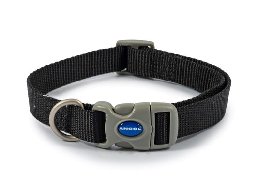 Viva Nylon Adjustable Collar Black S2-5