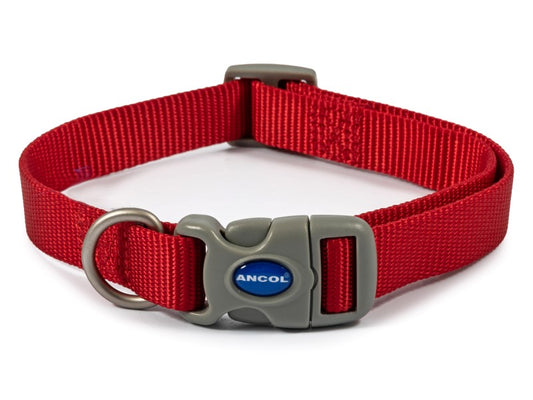 Viva Nylon Adjustable Collar Red S2-5