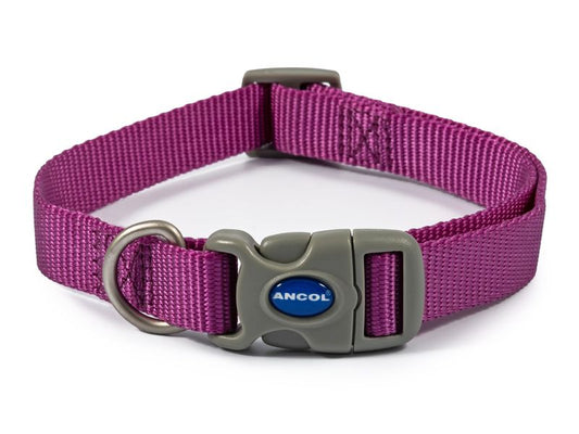 Viva Nylon Adjustable Collar Purple S2-5