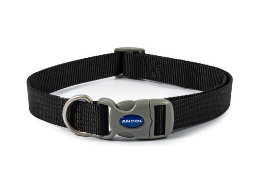 Viva Nylon Adjustable Collar Black S5-9
