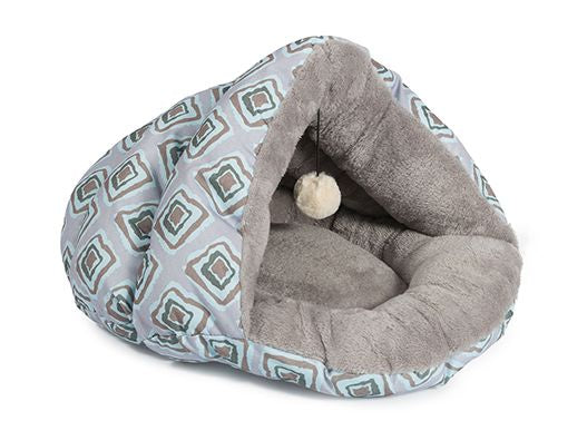 Cat Cave Bed With Toy 38x23cm