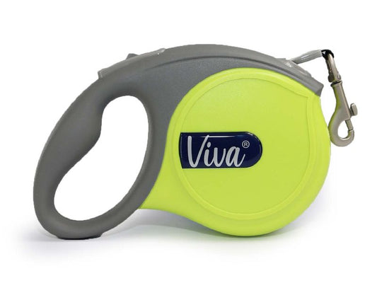 VIVA RETRACT 5M TAPE LEAD LGE LIME 50KG