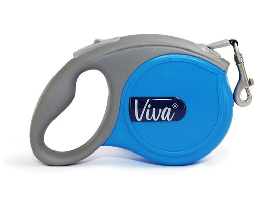 VIVA RETRACT 5M TAPE LEAD LGE BLUE 50KG