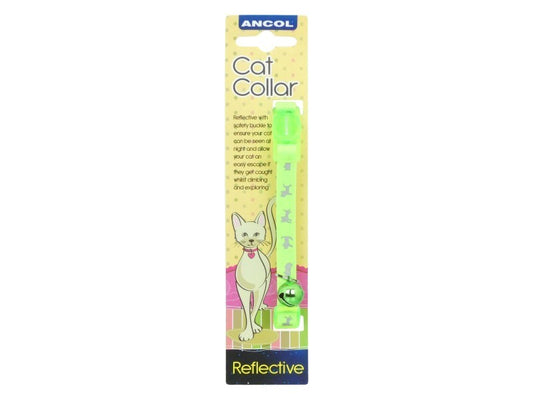 Ancol Hi-Vis Safety Cat Collar Green